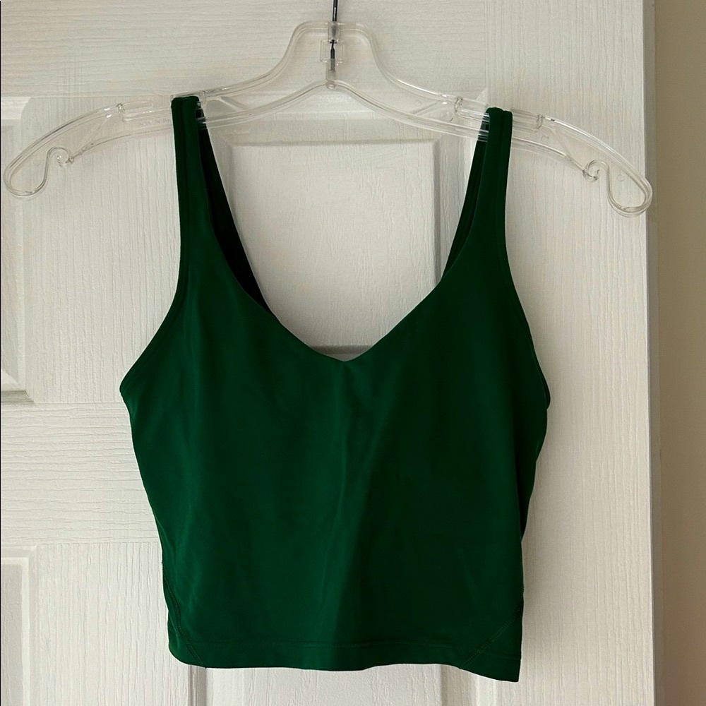 Lululemon Athletica Dark Green Tank Top